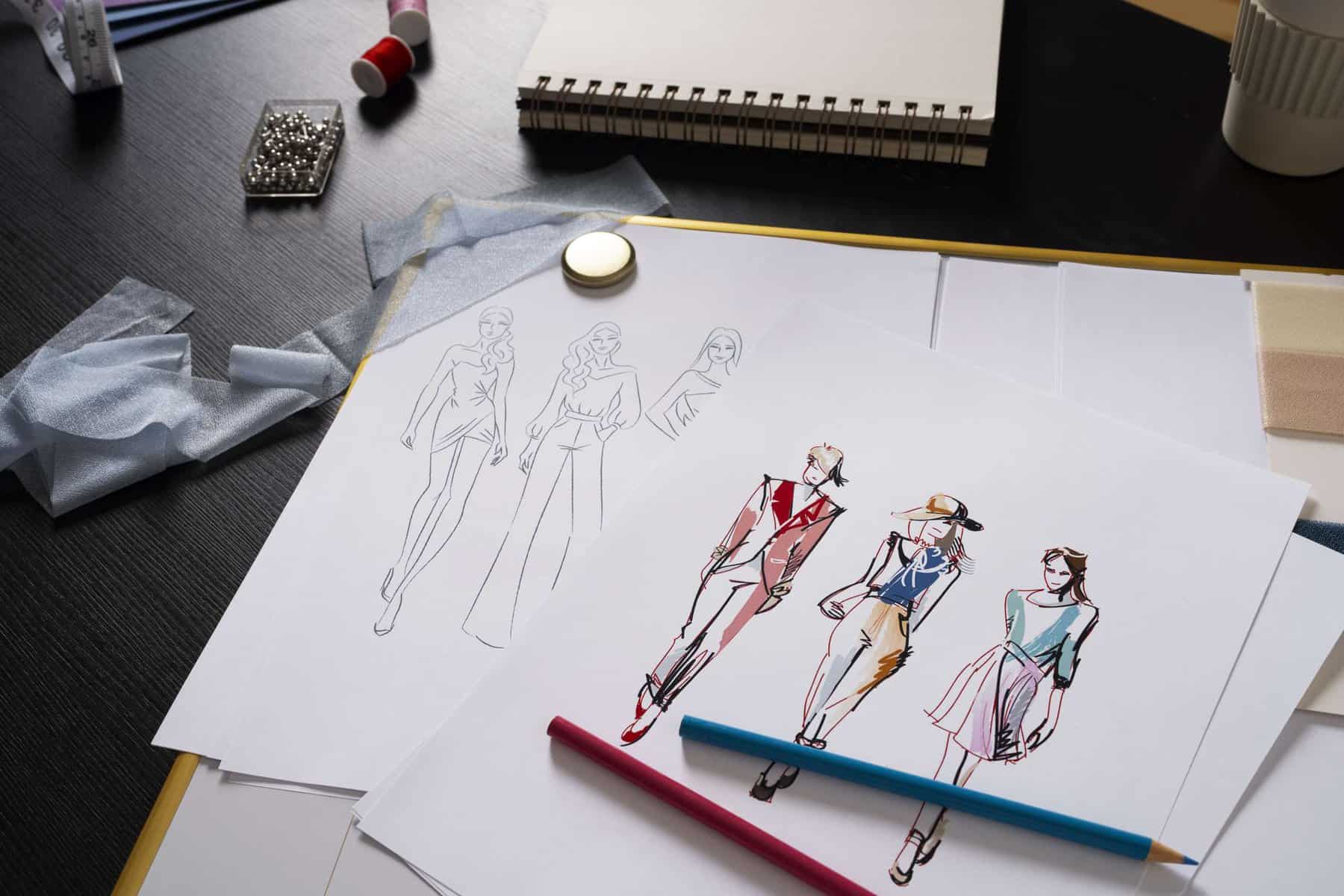 How To Draw Pattern Sketches In Simple Steps – The Trendy Fashionista